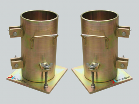 CONCRETE 13 Concrete Cylinder Mould Steel 1