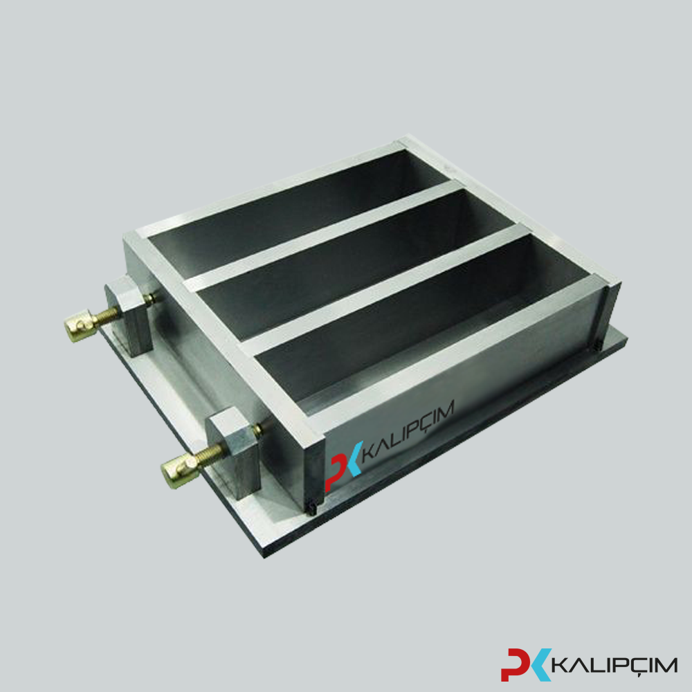 Three Gang Cement Mould, 40 x 40 x 160 mm, Steel 1 Three Gang Cement Mould, 40 x 40 x 160 mm, Steel