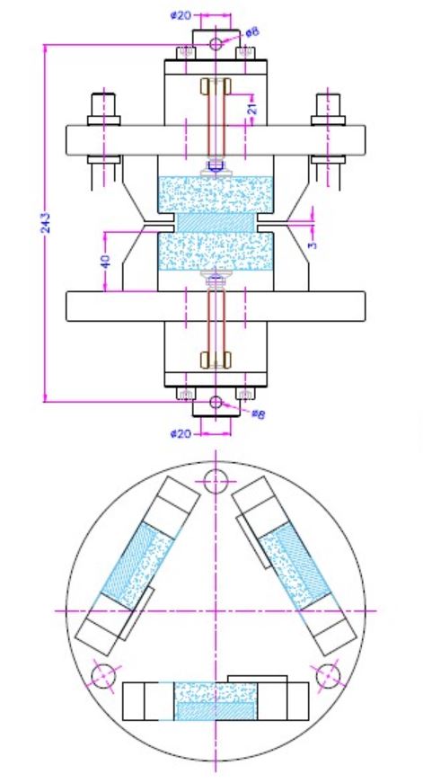 ASTM C719 Test Fixture 2 ASTM C719 Test Fixture - Image 2