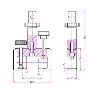 ASTM C736 Test Fixture