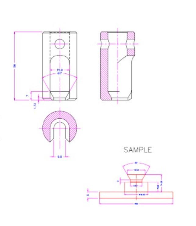 ASTM D5179 Test Fixture 2 ASTM D5179 Test Fixture - Image 2